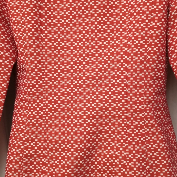 Final Sale - SHIN CHOI for Bergdorf Goodman Red & White Jacket - Picture 5 of 8